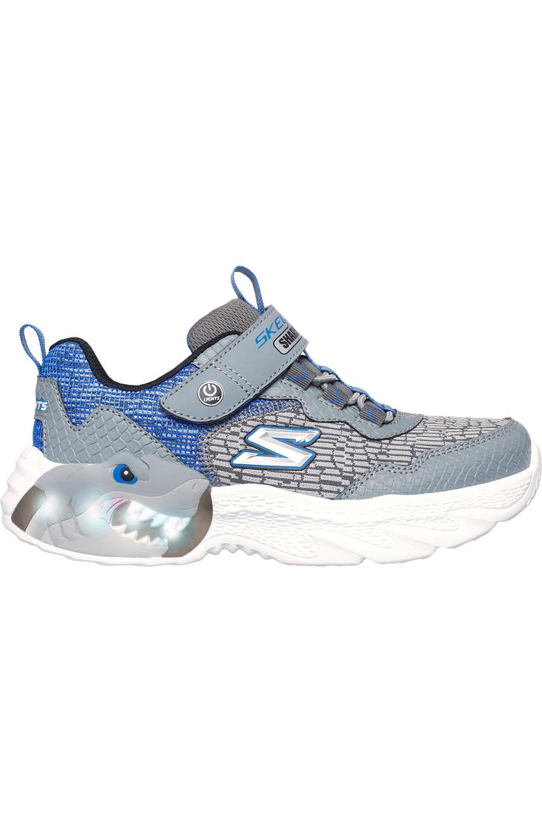SKECHERS S-Lights<sup>®</sup> Creature Light-Up Sneaker, Alternate, color, Charcoal/ Blue