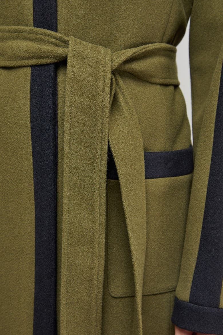 Tipped Coat, Alternate, color, Olive