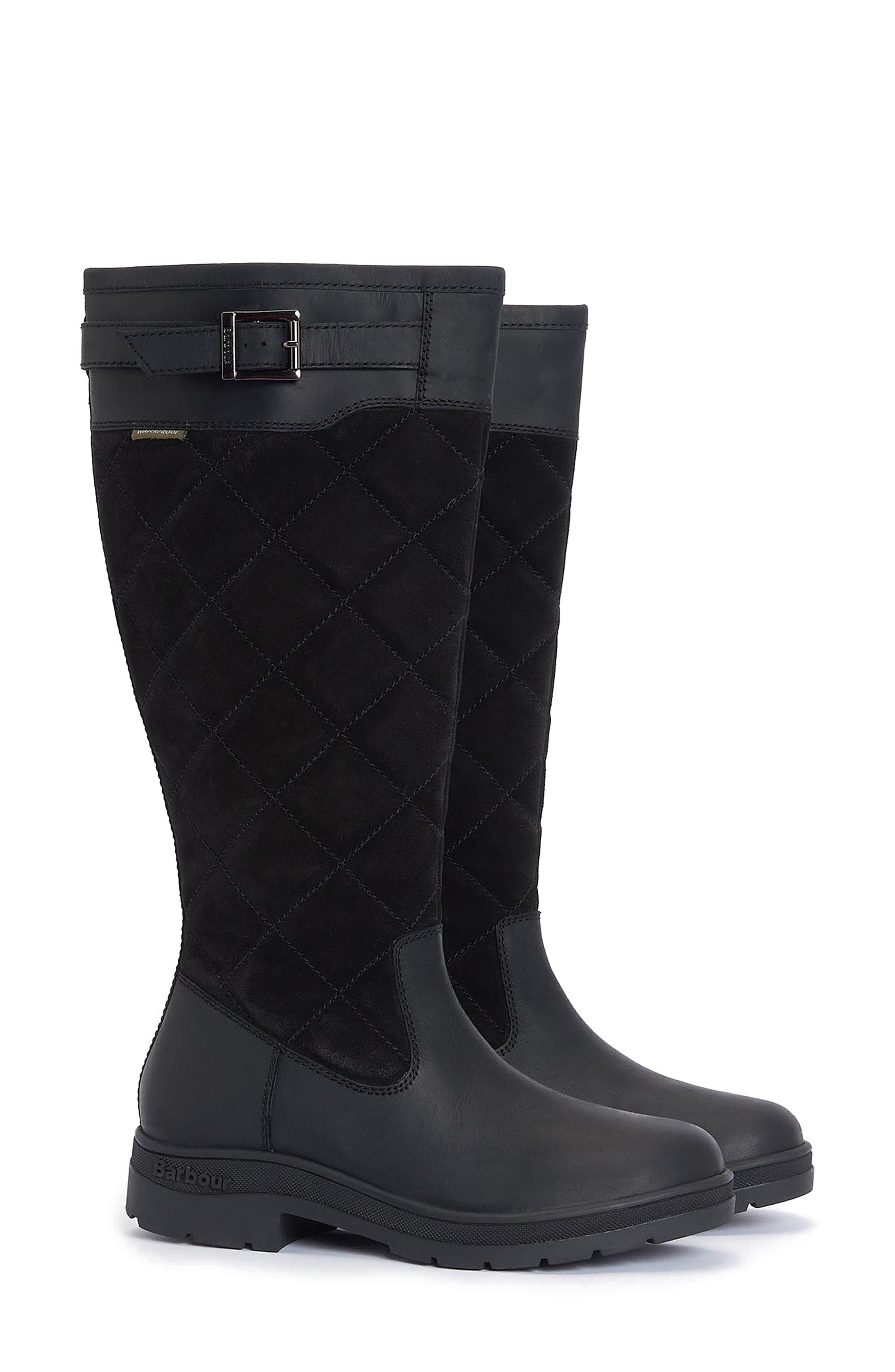 Barbour Oak Waterproof Rain Boot, Main, color, 