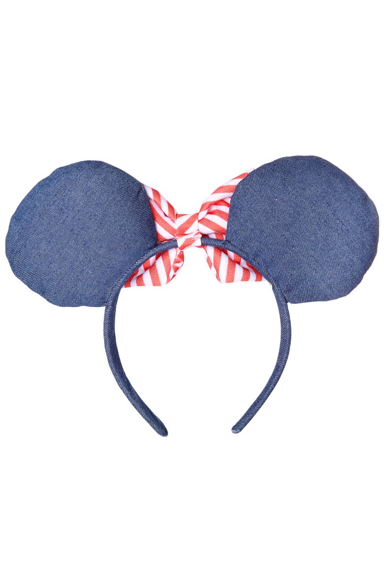 Minnie Mouse Ears Headband Official License, Alternate, color, Blue