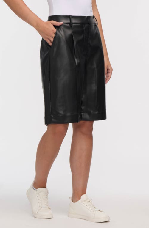 Nvlt Faux Leather Culottes In Multi