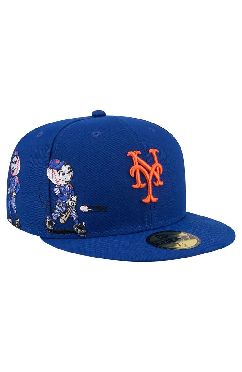 New Era Men's New Era Royal New York Mets Run Mascot 59FIFTY Fitted Hat, Main, color, Royal