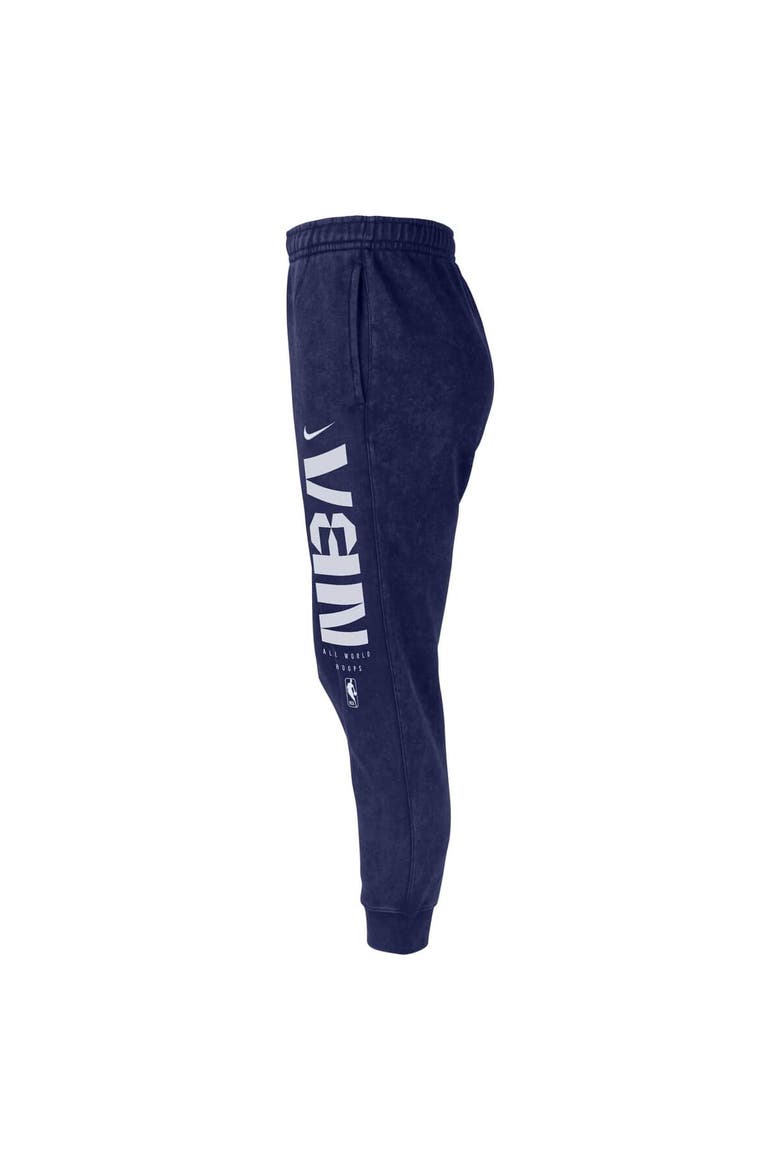 Men's Nike  Navy NBA All-World Hoops Club Washed Jogger Pants, Alternate, color, Navy