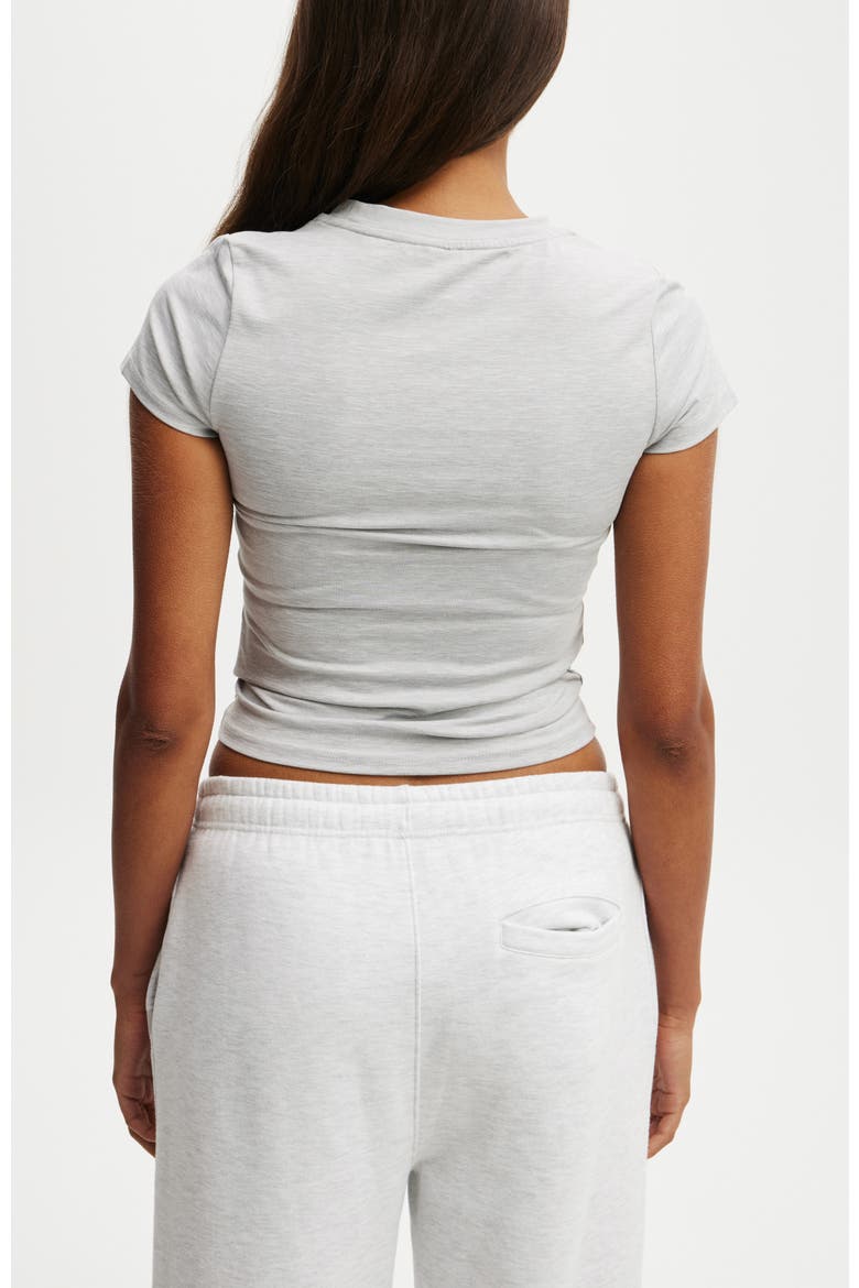 Women's Active Ultra Soft Fitted Tshirt, Alternate, color, Light Grey Marle