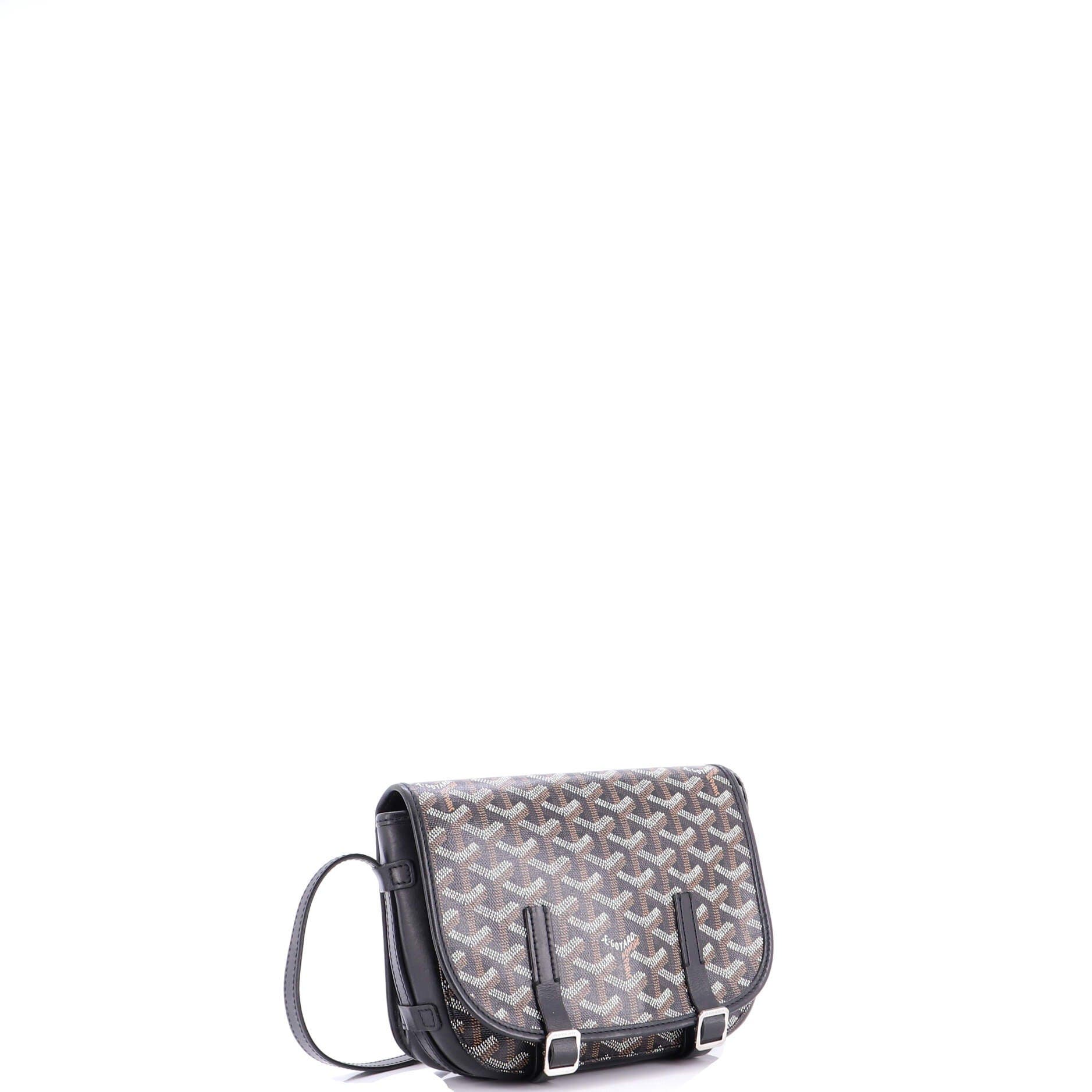 Pre-Owned Goyard Belvedere Messenger Bag Coated Canvas PM, Alternate, color, 