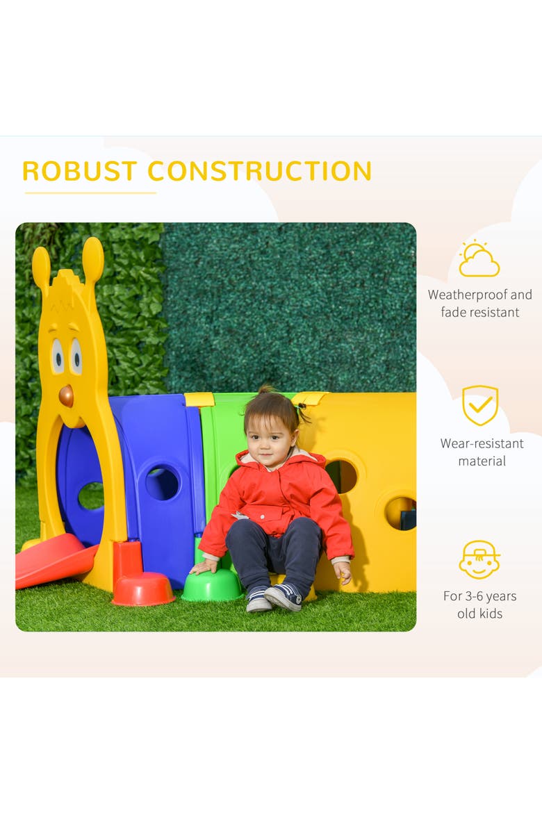 Caterpillar Tunnel for Kids Climb-N-Crawl Toy, Alternate, color, muiti-colored