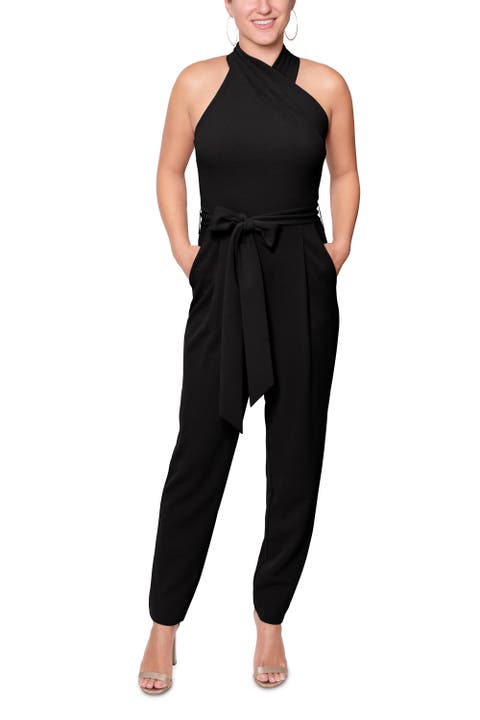 Harland Crossover Halter Jumpsuit