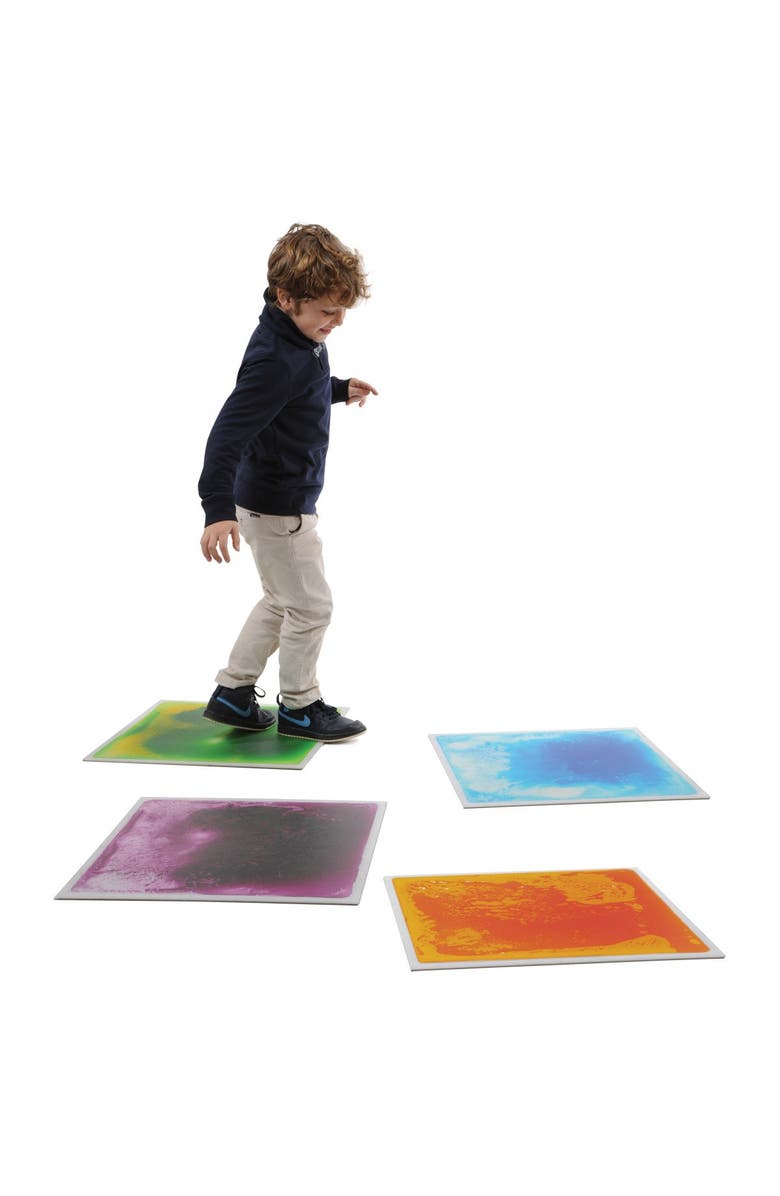 Kaplan Early Learning Company Liquid Tile Mat - Blue, Alternate, color, Blue