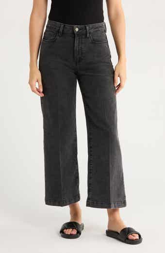 PAIGE Genesee High Waist Ankle Wide Leg Jeans