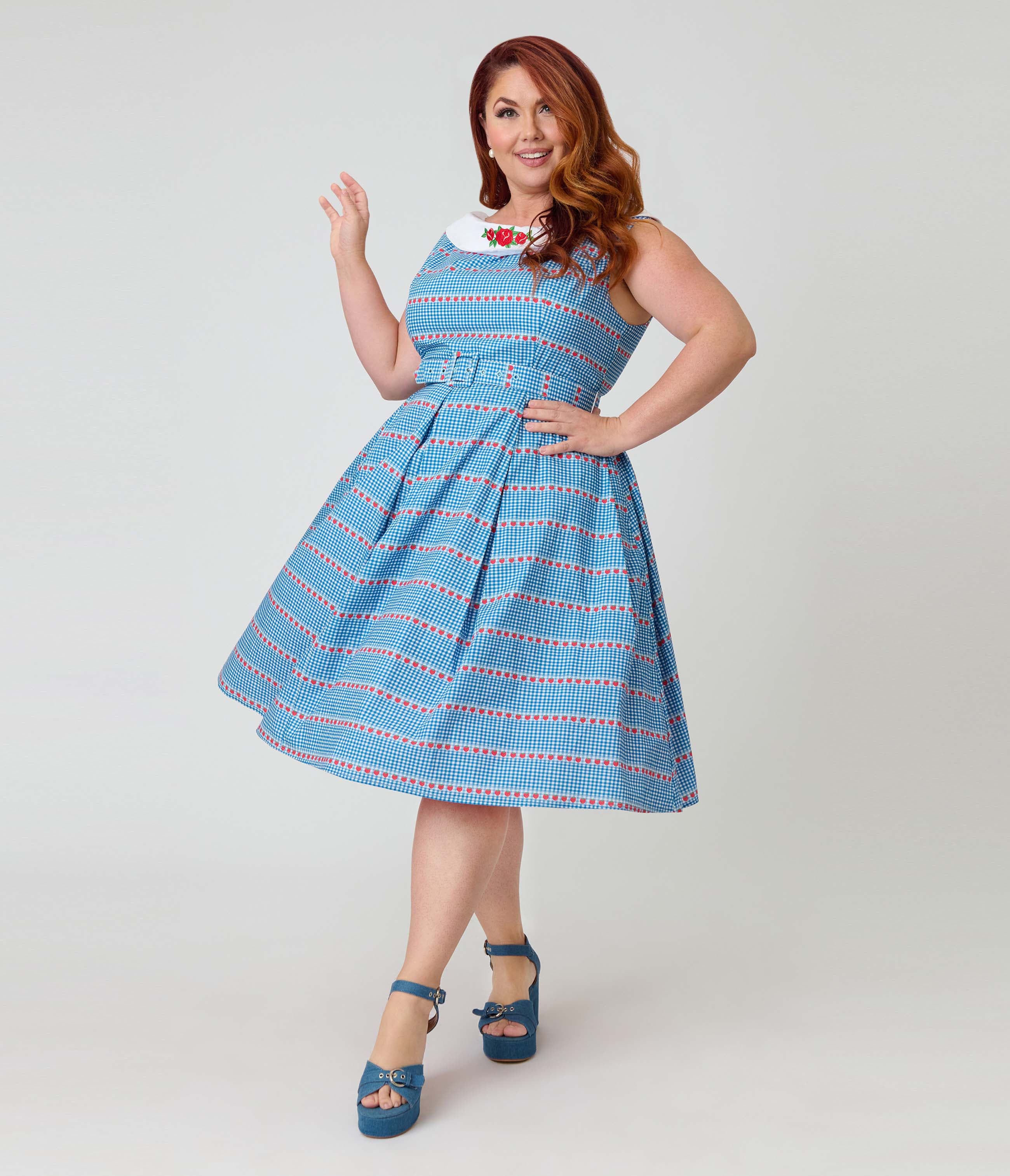 selected Blue Gingham