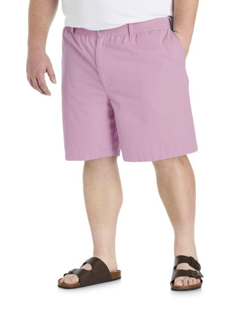 Big & Tall Elastic-Waist Shorts