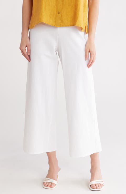 Wide Leg Ankle Pants