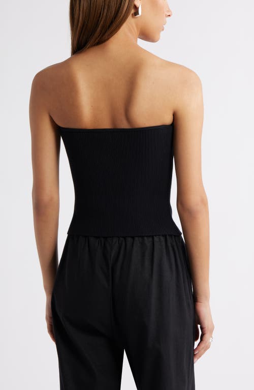 Open Edit Luxe Rib Tube Top
