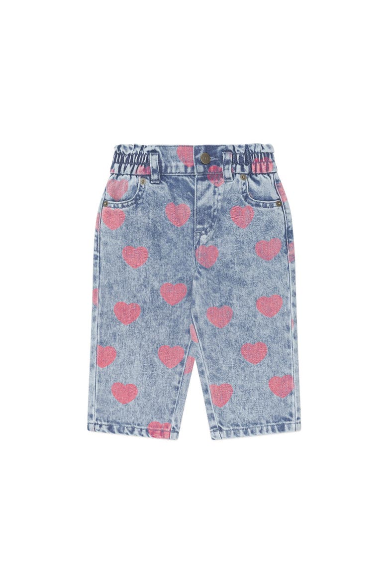 Dreamy Denim Hearts Jeans, Main, color, Denim/Cherry
