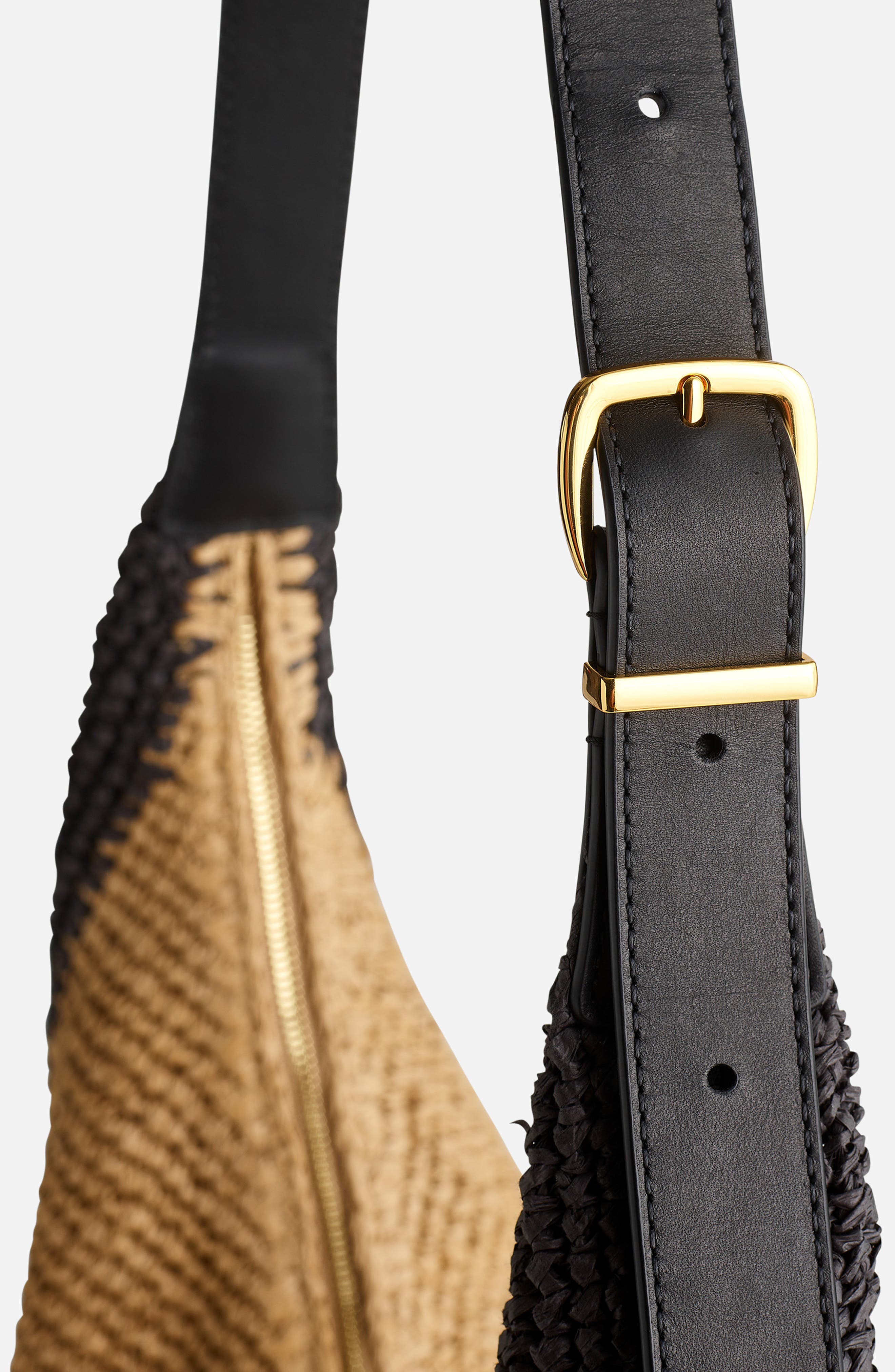 Madewell Essential Curve Shoulder Bag, Alternate, color, Natural Multi