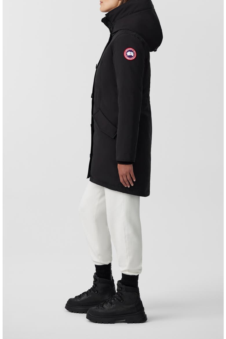 Women's Rossclair Water Resistant 625 Fill Power Down Parka, Alternate, color, BLACK