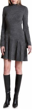 Avec Les Filles Long Sleeve Sweater Dress