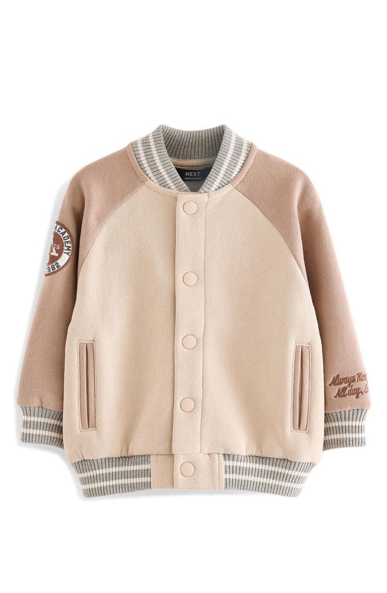 NEXT Kids' Varsity Jacket, Main, color, Neutral