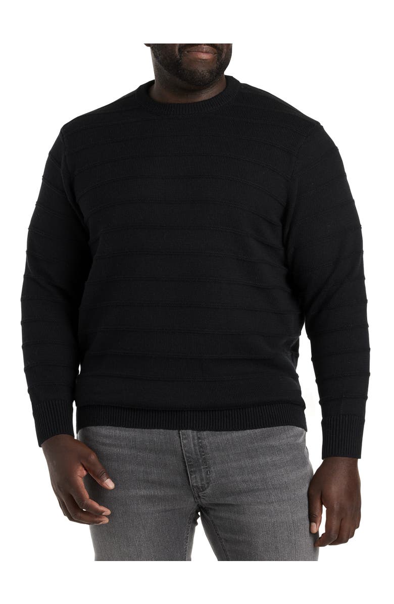 Synrgy by DXL Textured Stripe Crewneck Sweater, Main, color,