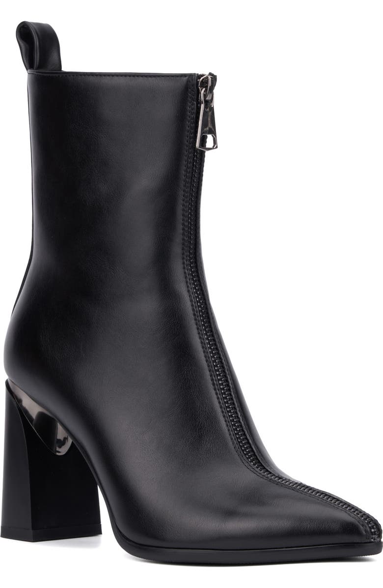 TORGEIS Zipper Bootie, Main, color, Black