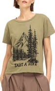 Project Social T Take a Hike Cotton Graphic T-Shirt