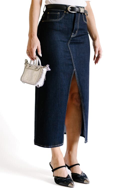 Fidelity Denim Cc Take Two Front Slit Skirt