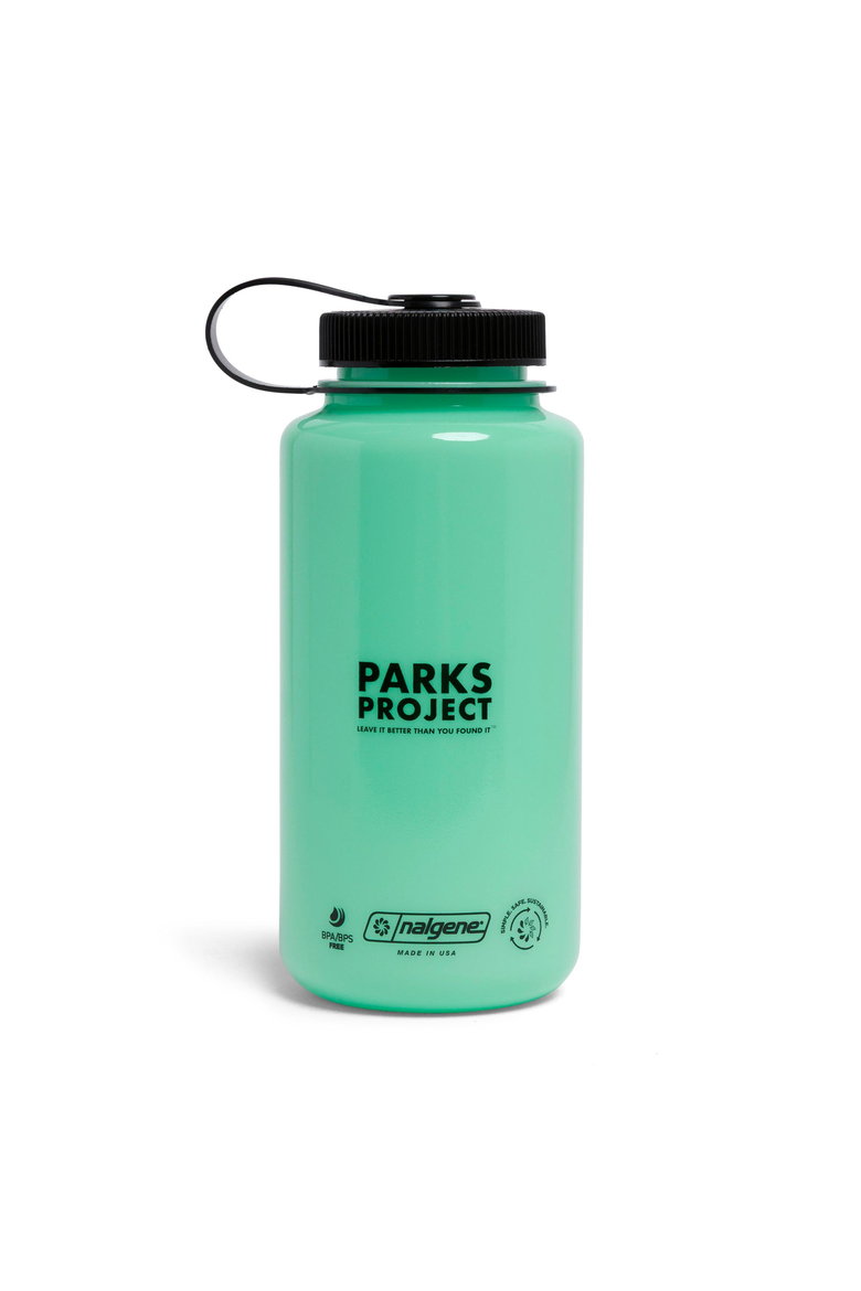 Defend the Parks Water Bottle, Alternate, color, Green