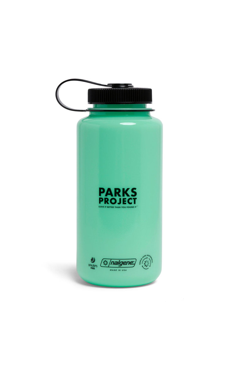 Parks Project Defend the Parks Water Bottle, Alternate, color, Green