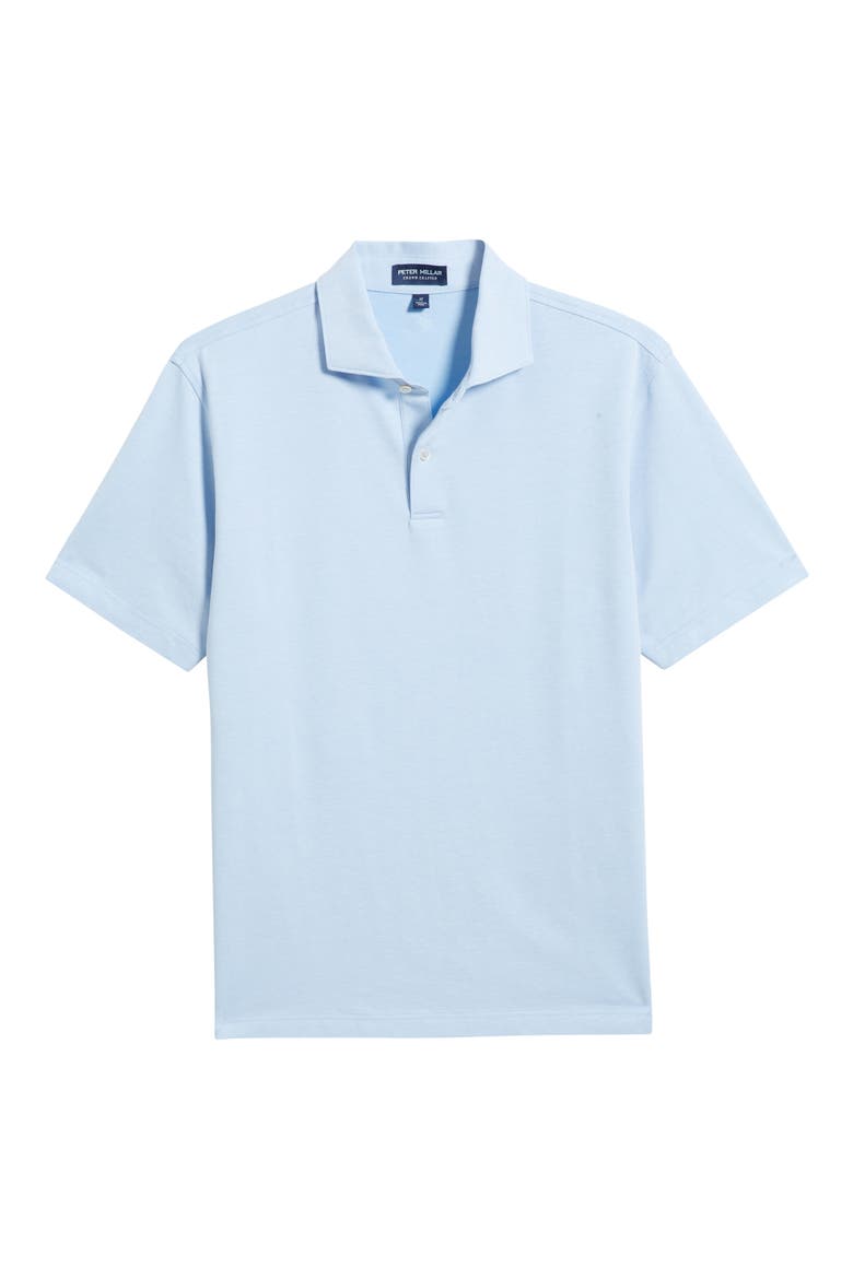 Crown Crafted Albatross Pima Cotton Blend Polo, Alternate, color, BLUE TOPAZ