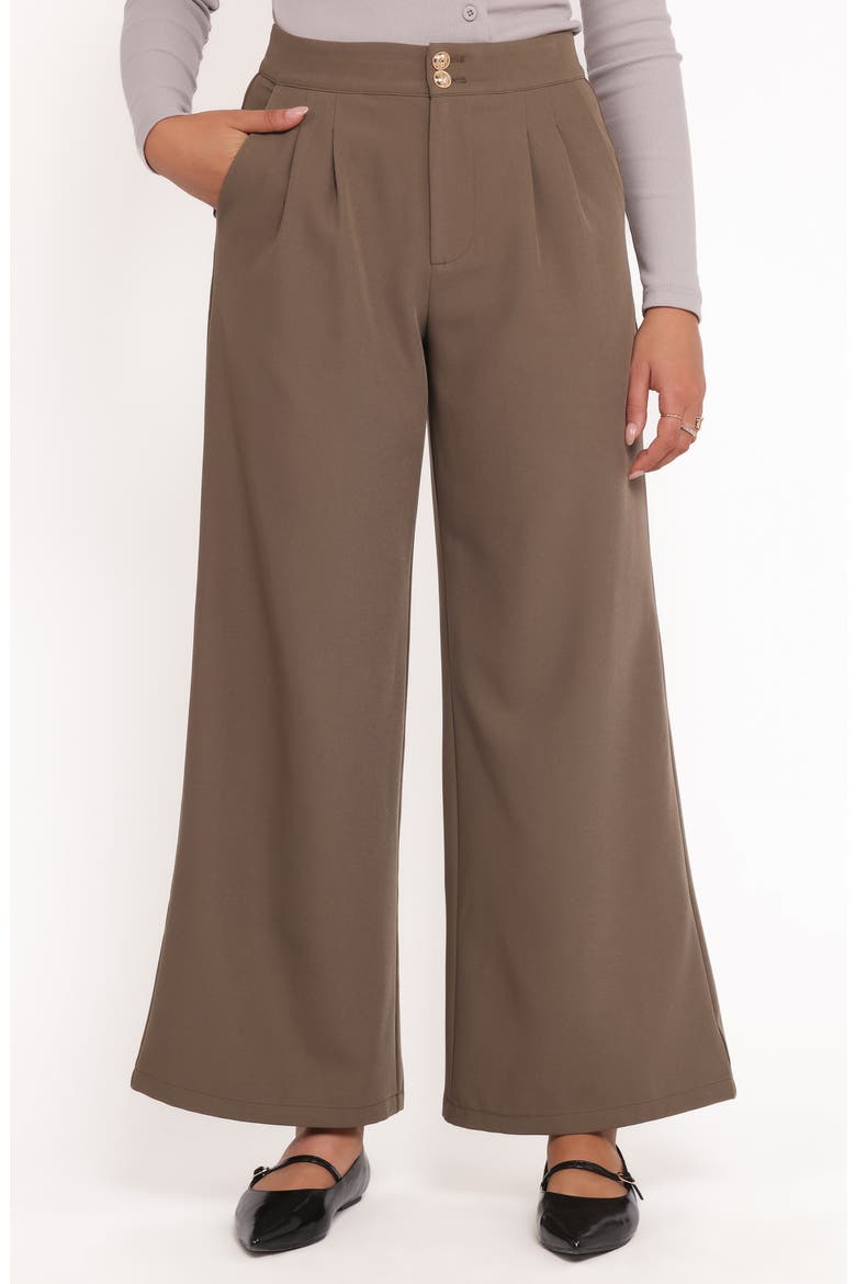 Curtis Wide Leg Pants, Main, color, TAUPE