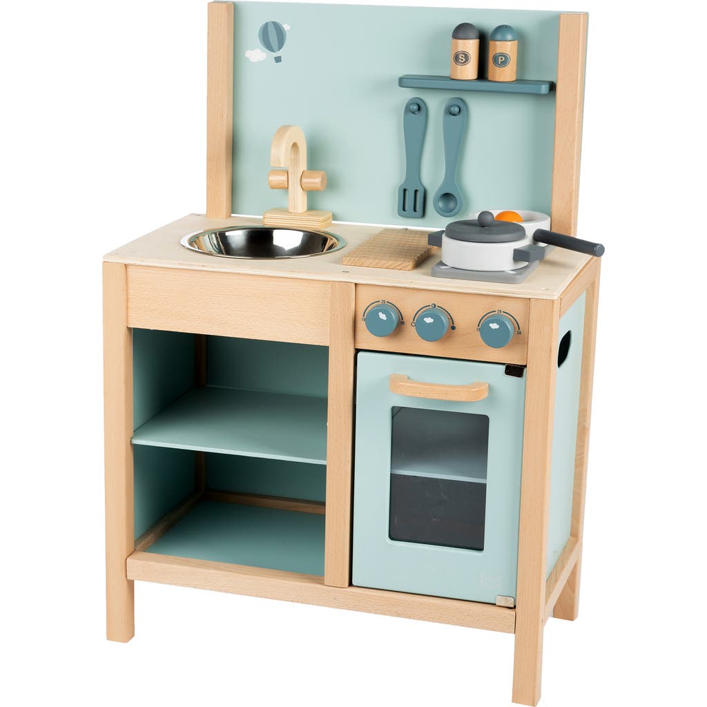 Label Label Wooden Kitchen Play Set Green, Ages 3+ in Multicolored  product