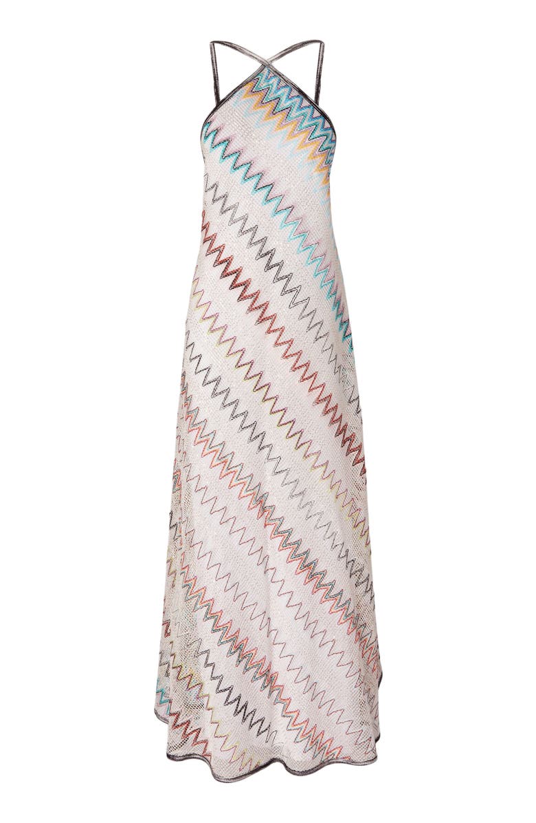 Missoni Zig Zag Mesh Cover-up Dress With Sequins, Alternate, color, Multicoloured
