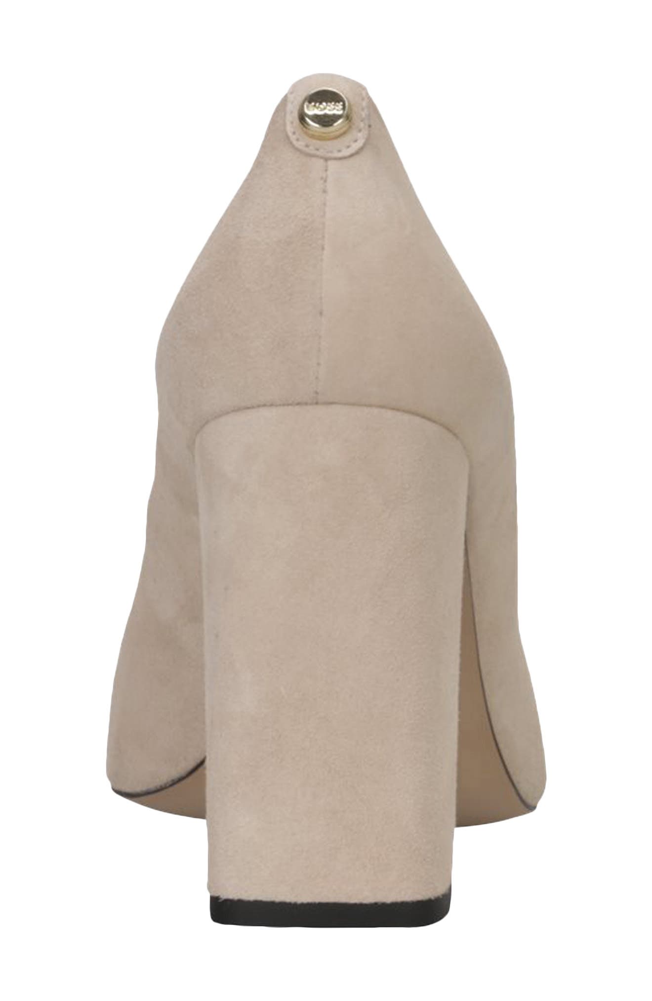 BOSS Janet Pointed Toe Pump, Alternate, color, Light Beige