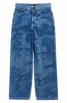 Vans Kids' Skate Check-5 Loose Camo Print Denim Jeans