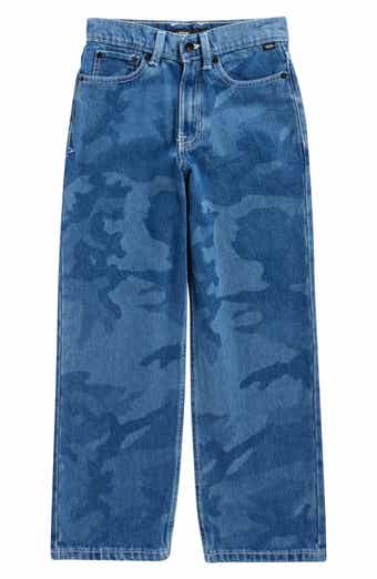 Vans Kids' Skate Check-5 Loose Camo Print Denim Jeans