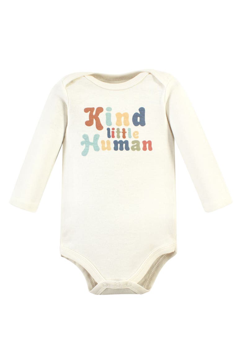 Cotton Bodysuit and Pant Set, Alternate, color, Kind Human Long Sleeve