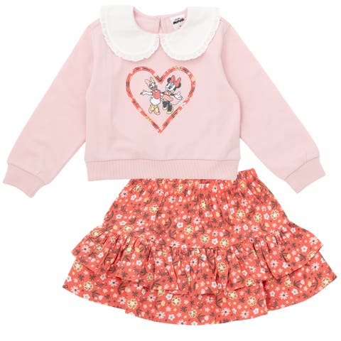 Minnie Mouse 2-Piece Sweatshirt and Skirt Set