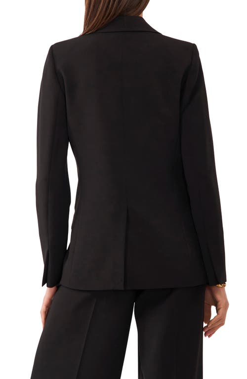 1.state Women's Straight-fit One-button Tuxedo Blazer In Rich Black
