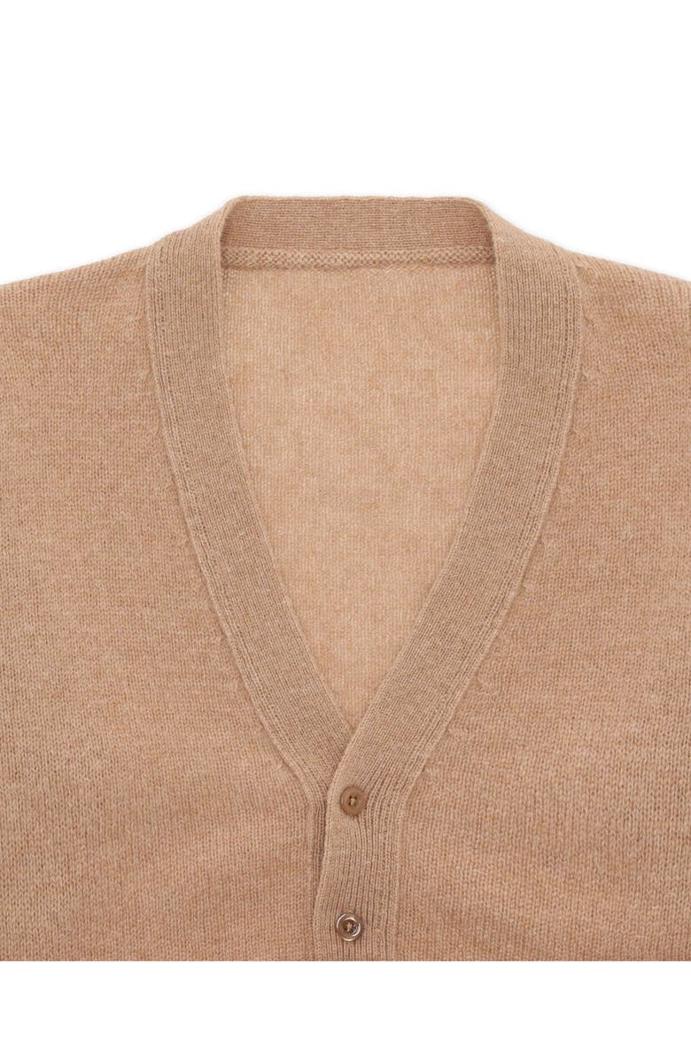 Fortela Wool Cardigan, Alternate, color, Beige