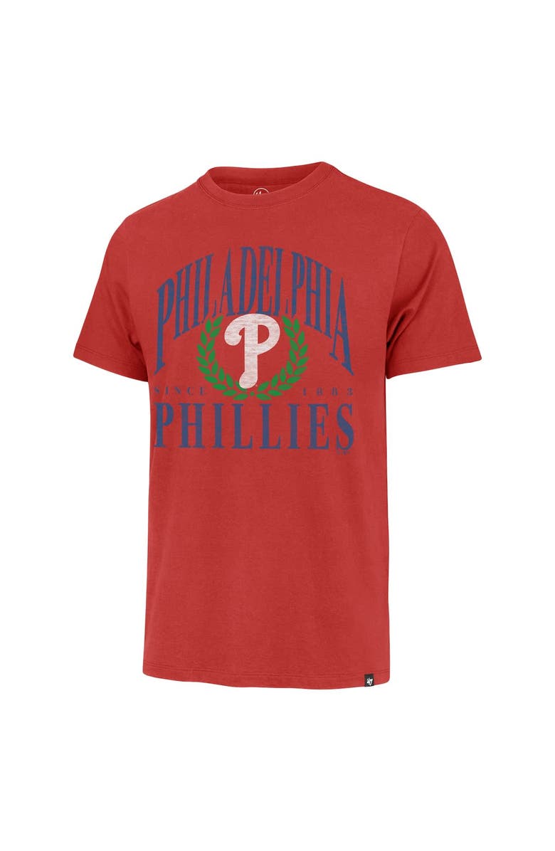 '47 Men's '47 Red Philadelphia Phillies Pitchout Franklin T-Shirt, Alternate, color, Red