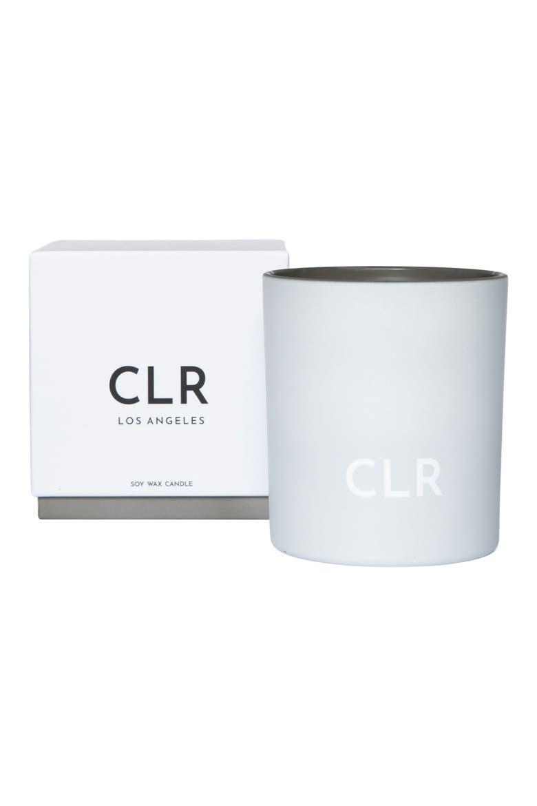 Grey Soy Wax Candle, Main, color, GREY