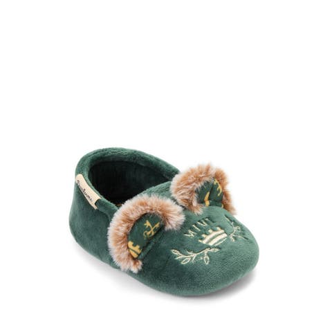 �dearfoams X Madison Lecroy Mini Charmer Baby Slipper�
