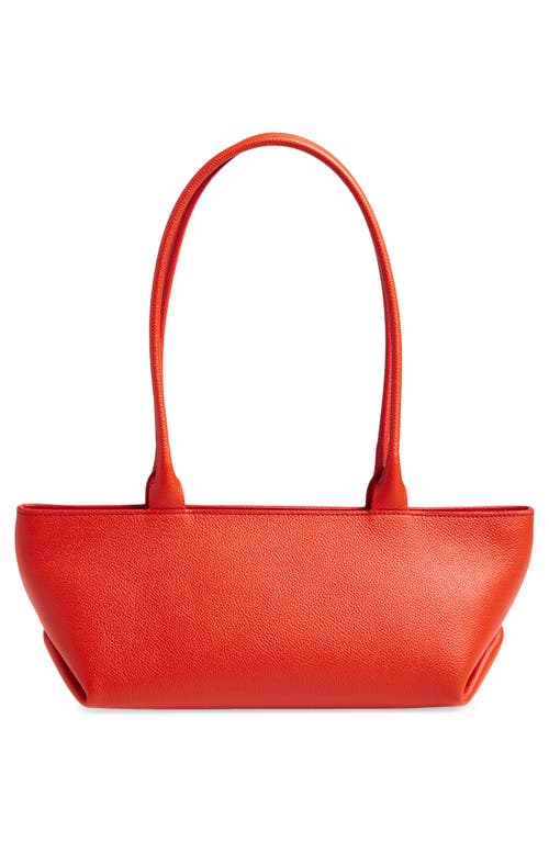 Demellier The New York Leather Shoulder Bag In Red