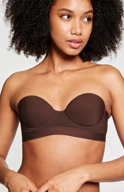 Pepper Mvp Multiway Strapless Bra In Espresso