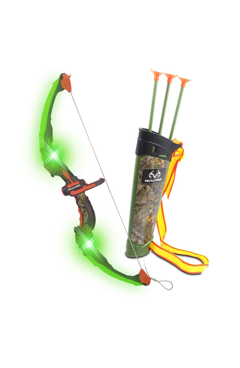 REALTREE Lightup Archery Set W/ Quiver 24.5", Alternate, color, Multicolored