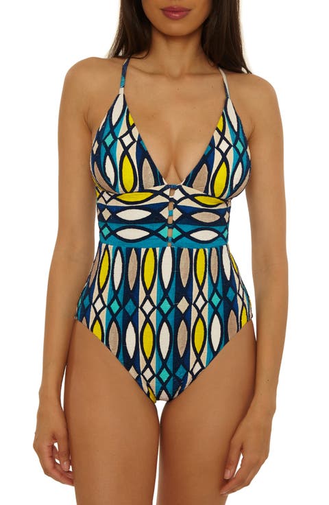 Paros Empire Waist One-Piece Swimsuit
