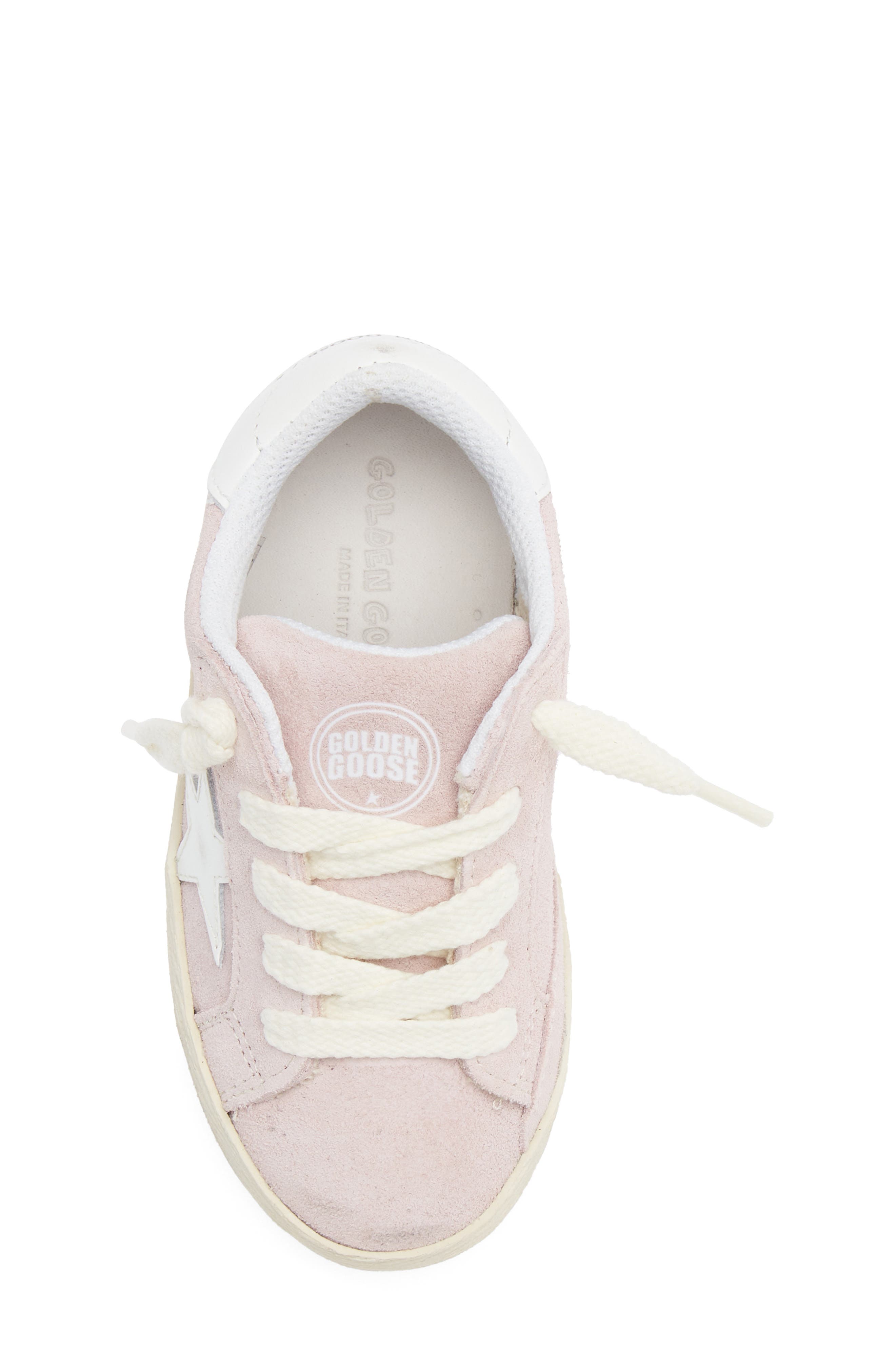 Kids' Super-Star Sneaker, Alternate, color, LIGHT PINK/ WHITE