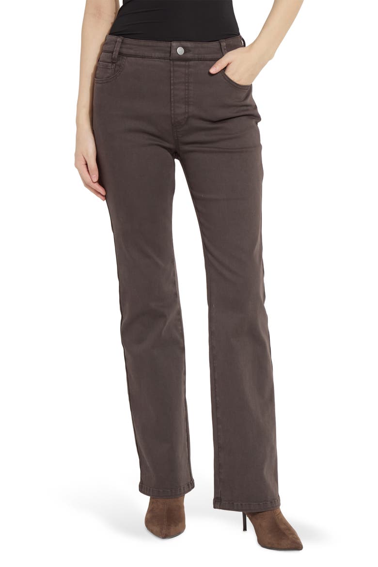 Lena Baby Bootcut Jeans, Main, color, ASUTEX DOUBLE ESPRESSO