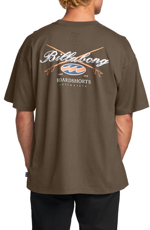 Billabong Crossboards Graphic T-shirt In Green