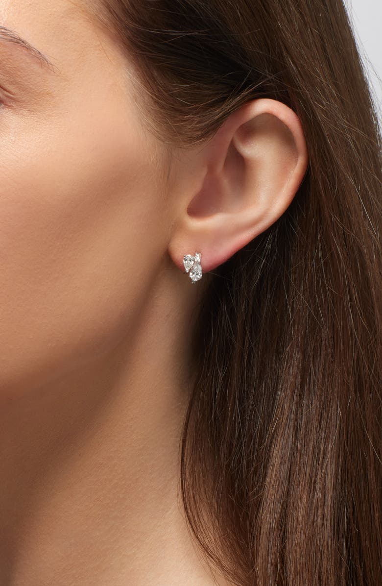 REPOSSI Serti Sur Vide Diamond Single Earring, Alternate, color, White Gold